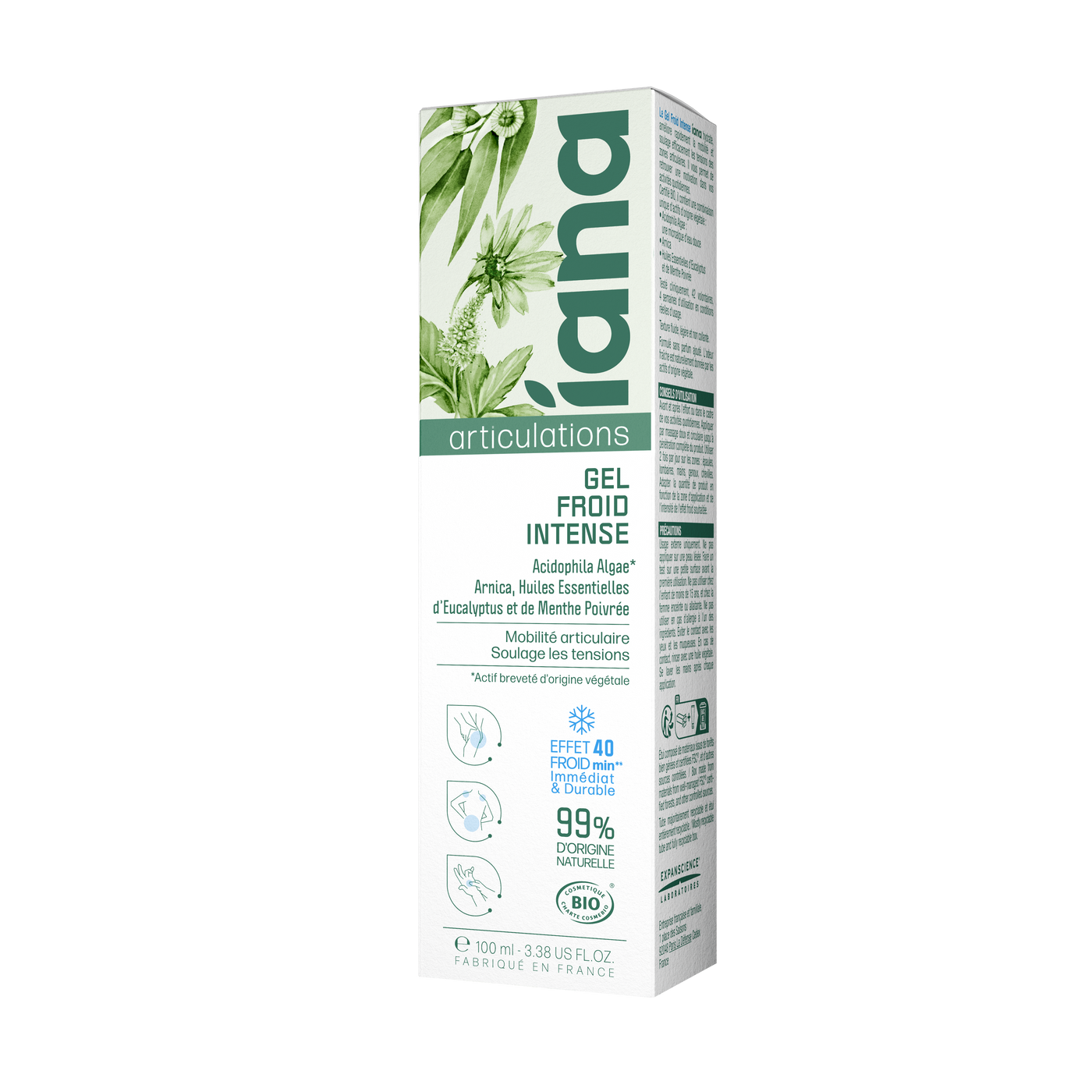 Gel Froid Intense - Articulations